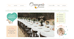 Desktop Screenshot of orangerieevents.com